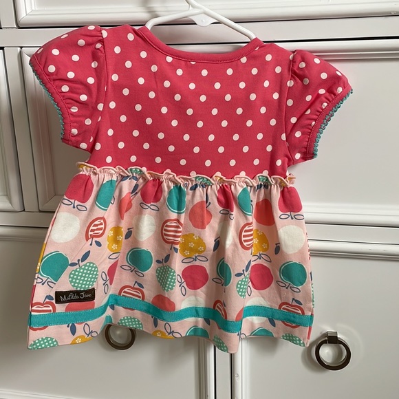 NWT Matilda Jane Back To School dress/top & leggings 6-12 months - SO CUTE ❤️ - Picture 3 of 7